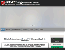 Tablet Screenshot of pdf-xchange.at